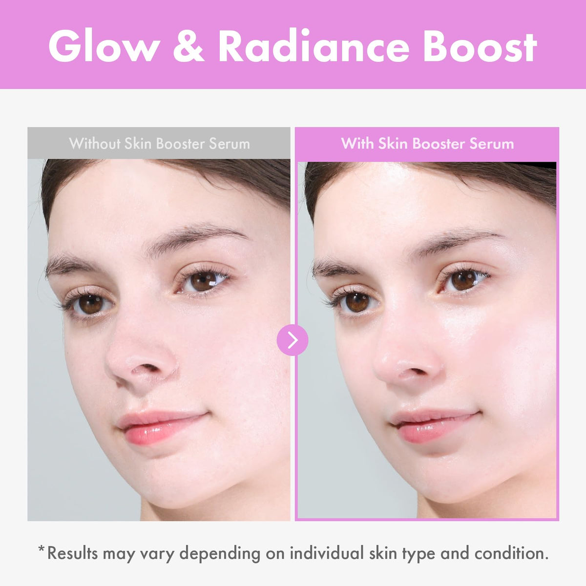 TOSOWOONG droplet on skin showing lightweight application and hydration