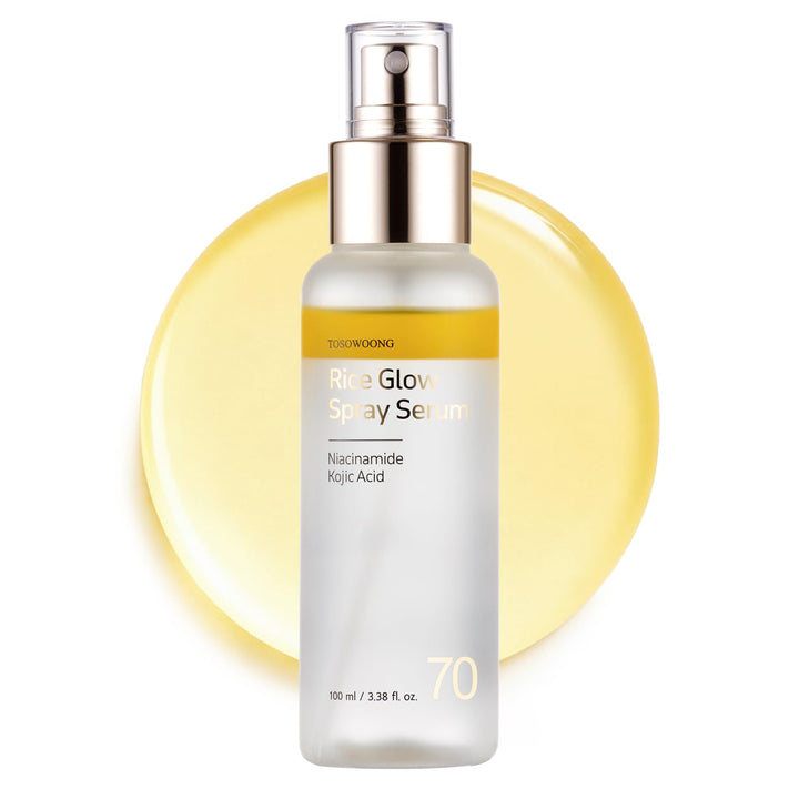 TOSOWOONG front bottle showing elegant label and radiant benefit