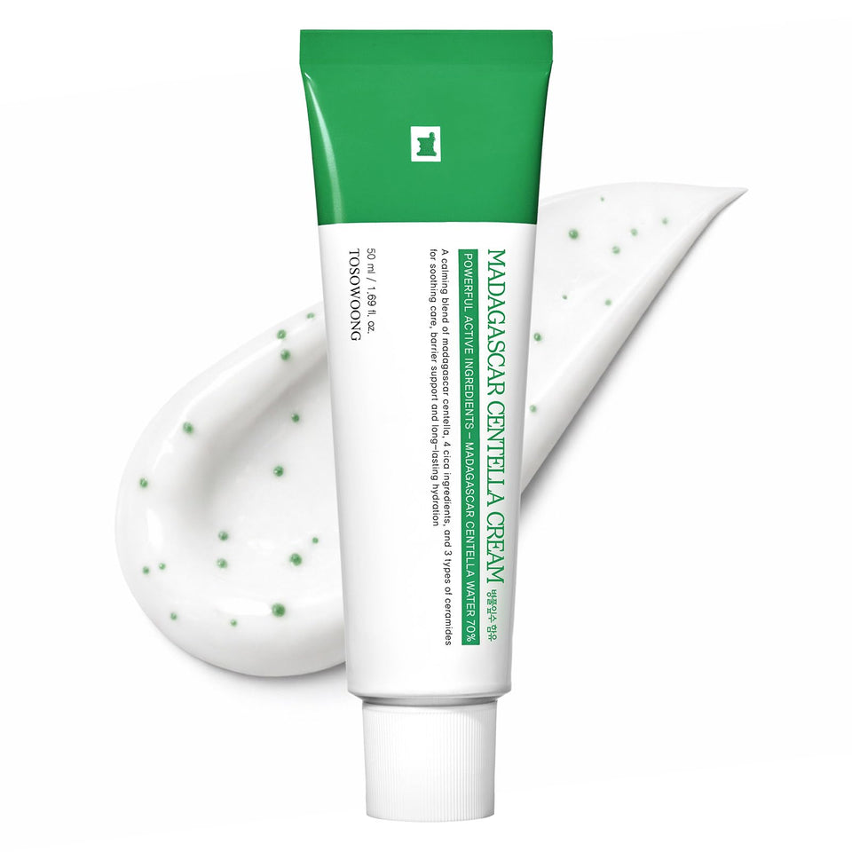 TOSOWOONG front packaging showing product name and calming benefit