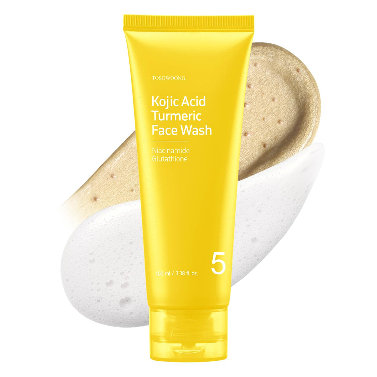 TOSOWOONG front packaging showing brightening benefits and clean design