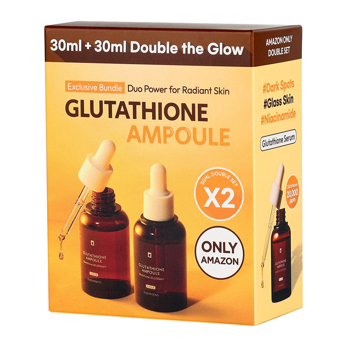 TOSOWOONG front bottle view showing sleek packaging and concentrated formula benefit