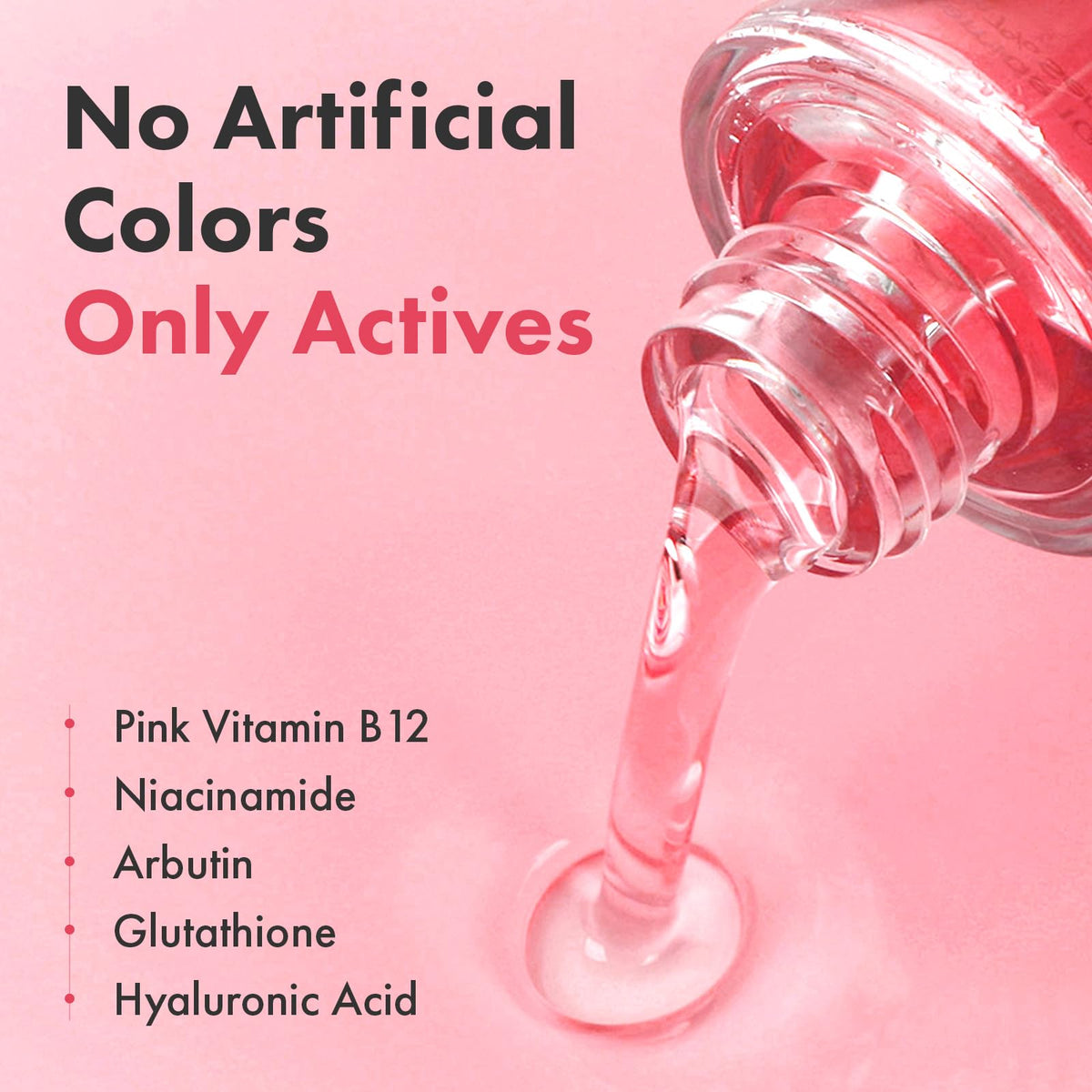 TOSOWOONG ingredient label showing niacinamide and arbutin strengths, supports informed choice