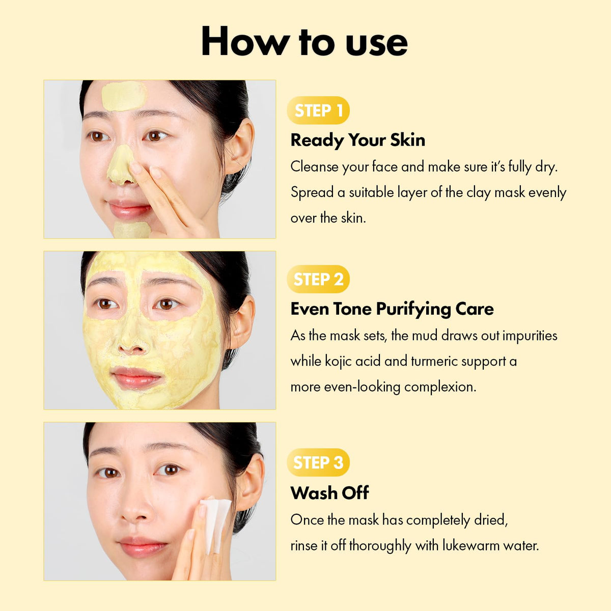 TOSOWOONG ingredient visual turmeric and kojic acid showcases brightening support