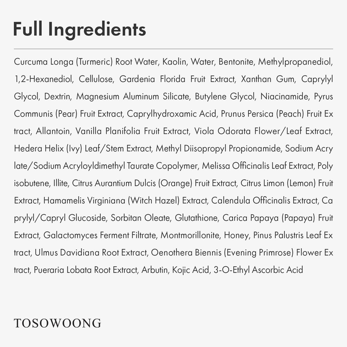 TOSOWOONG lifestyle bathroom routine image shows convenient 5–8 minute use