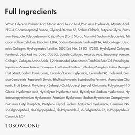 TOSOWOONG in bathroom routine highlighting soothing, hydrating finish