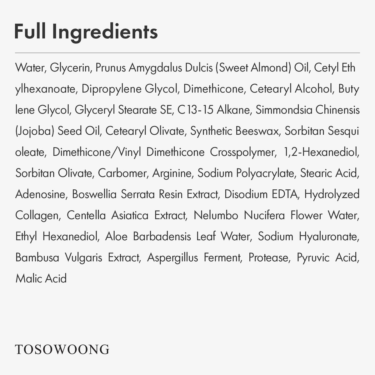 TOSOWOONG jar on bathroom shelf in lifestyle scene promoting daily skincare routine