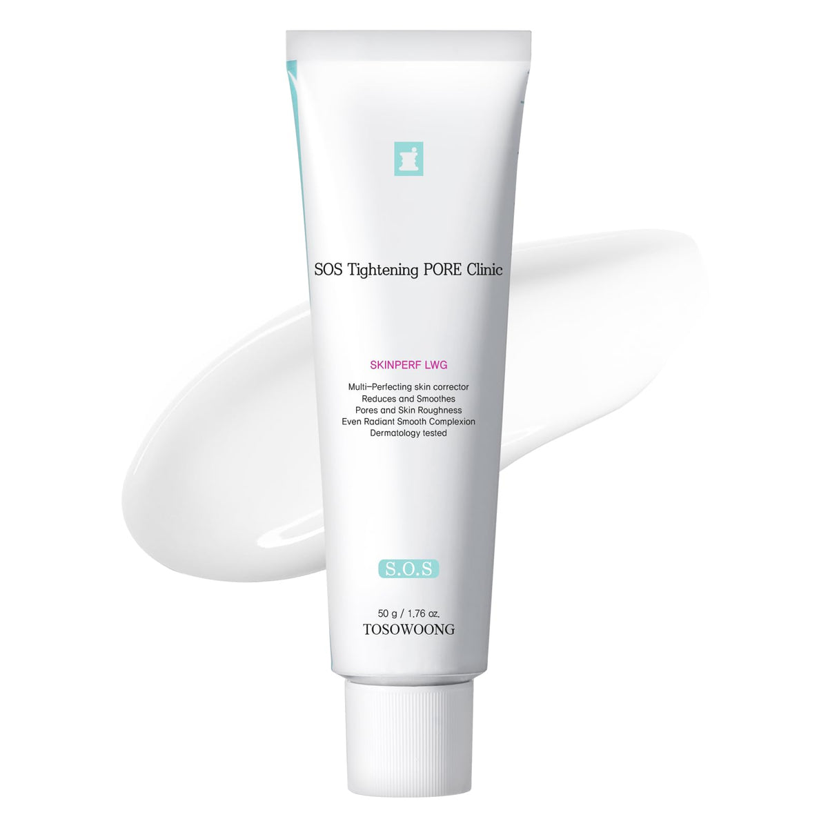 TOSOWOONG jar front view showing clean packaging and pore-refining benefit