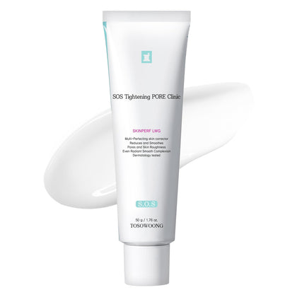 TOSOWOONG jar front view showing clean packaging and pore-refining benefit