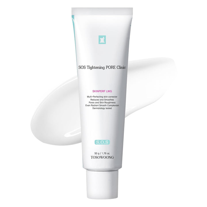 TOSOWOONG jar front view showing clean packaging and pore-refining benefit