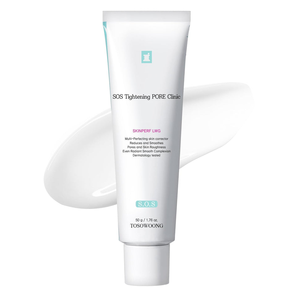 TOSOWOONG jar front view showing clean packaging and pore-refining benefit