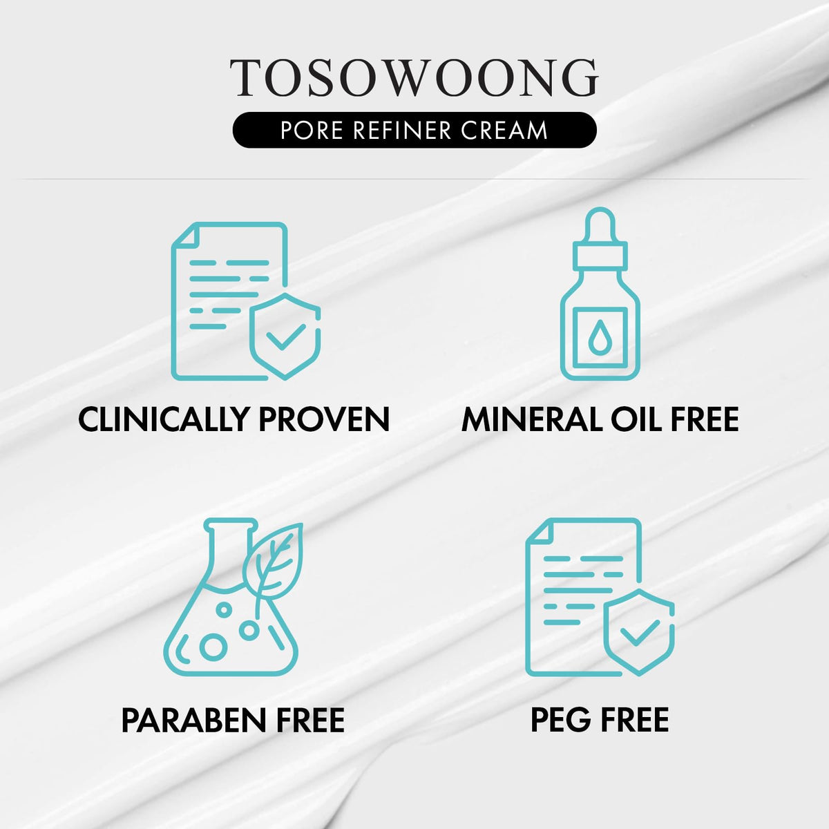 TOSOWOONG on bathroom shelf styled with towels showing daily skincare routine