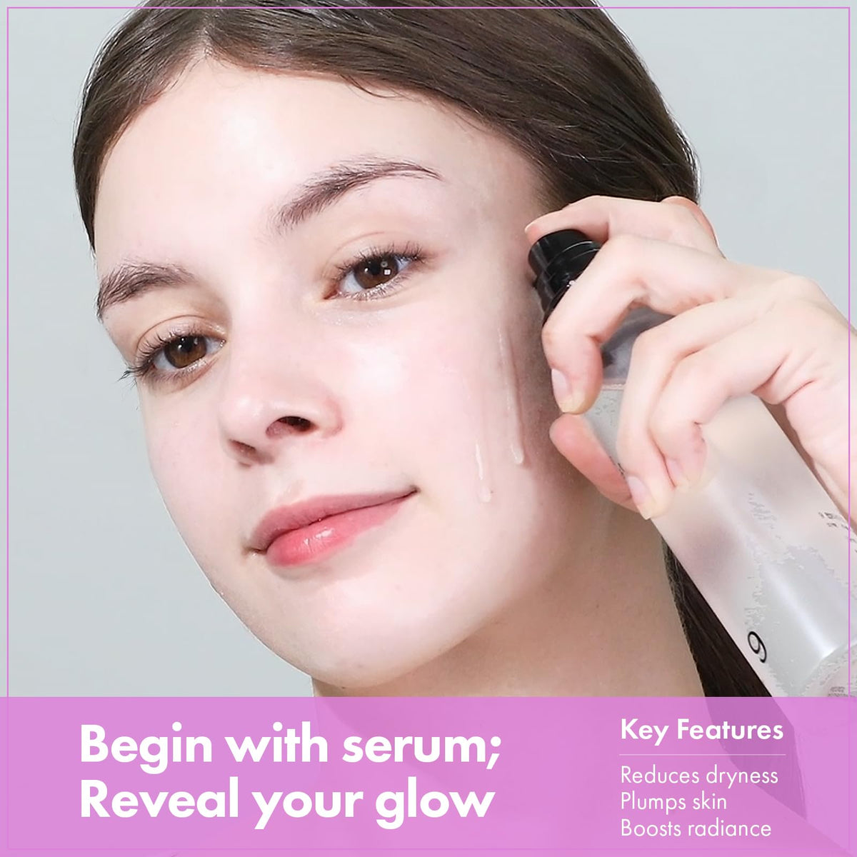 TOSOWOONG pump dispensing serum texture for fast absorption benefit