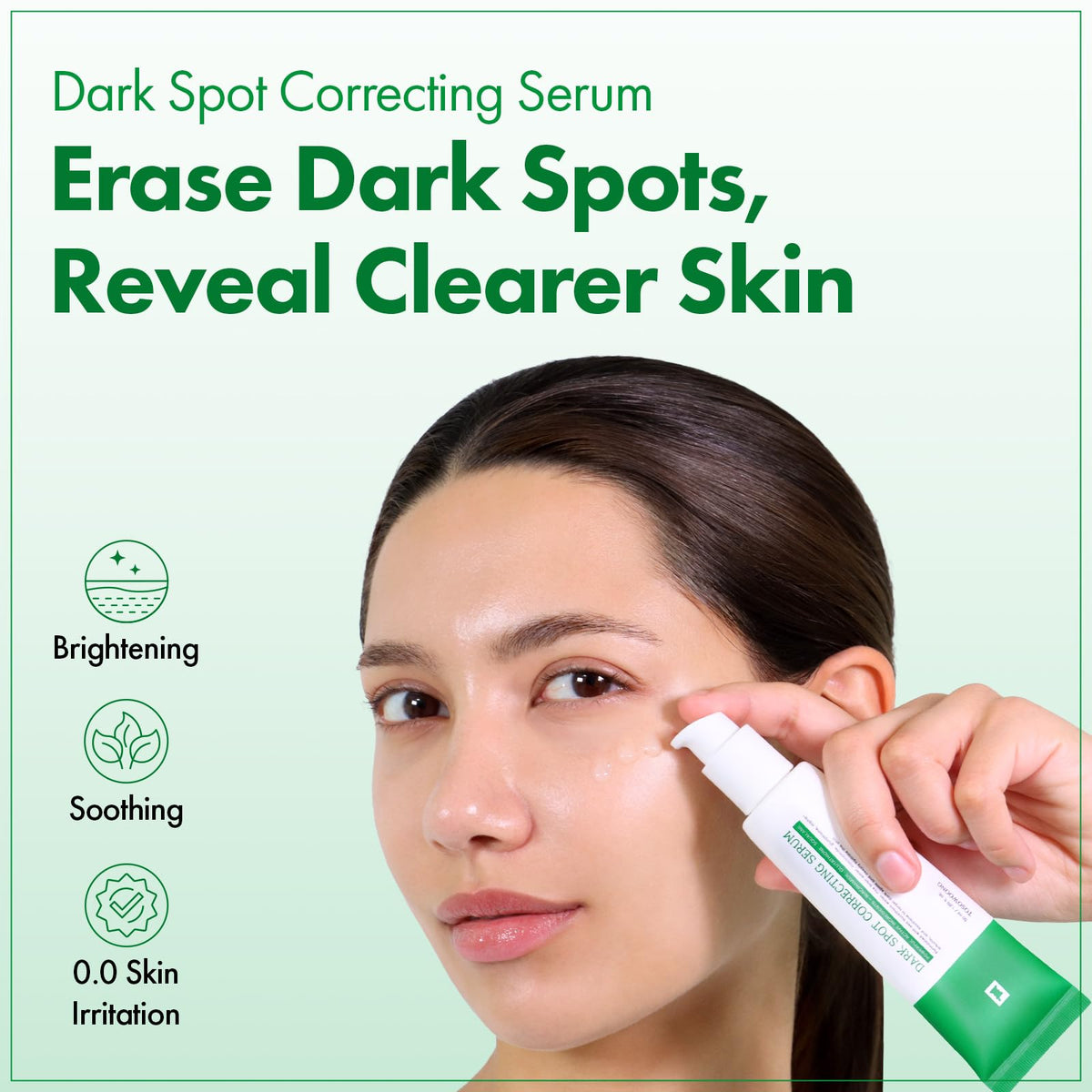 TOSOWOONG serum texture drop highlighting lightweight, quick-absorbing hydration