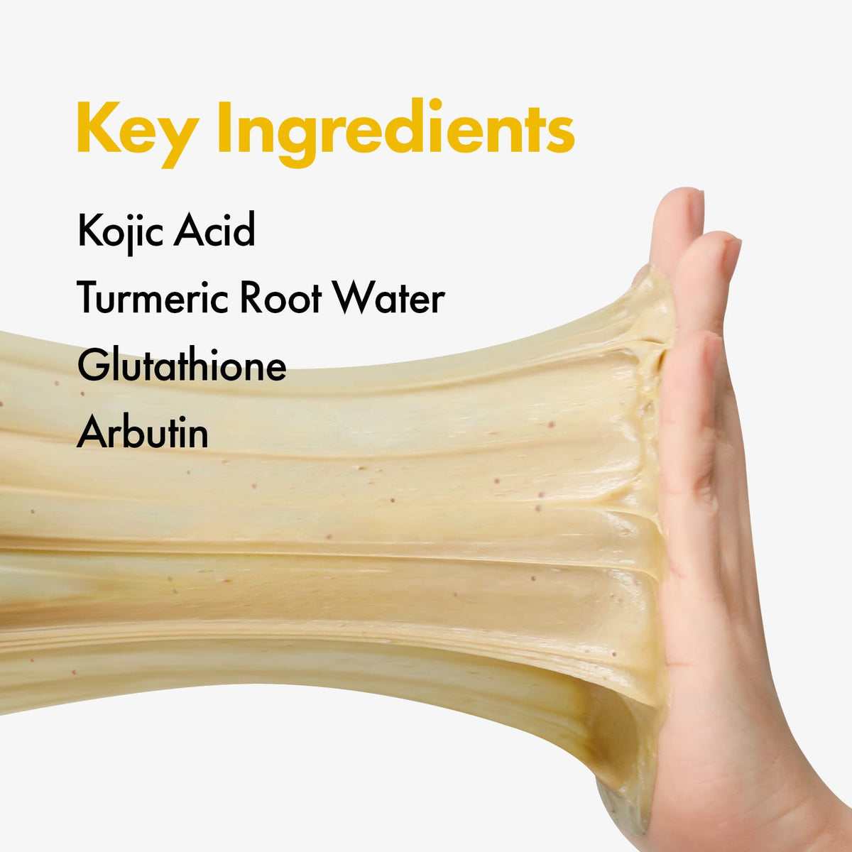 TOSOWOONG tube next to hand to show compact 100 ml travel-friendly size