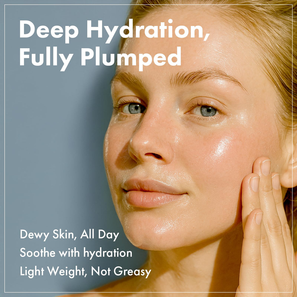 TOSOWOONG cream texture close-up highlighting lightweight consistency and fast absorption benefit