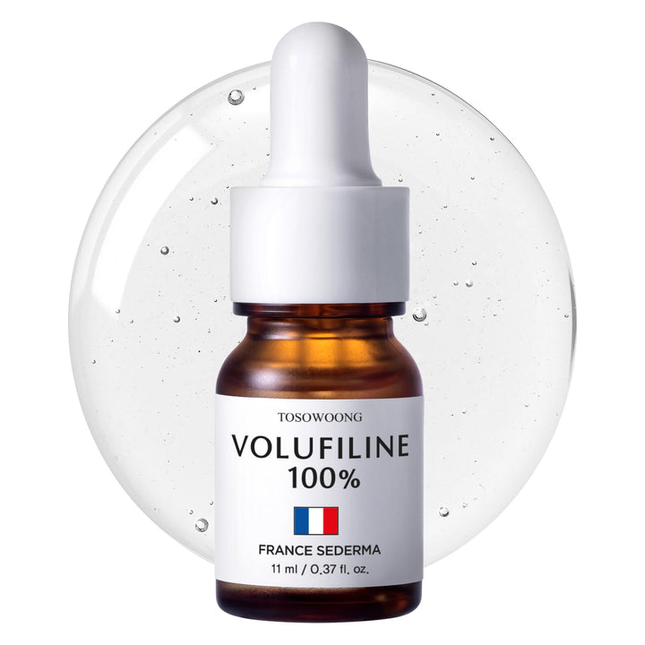 TOSOWOONG front bottle showing compact 11ml serum for targeted plumping