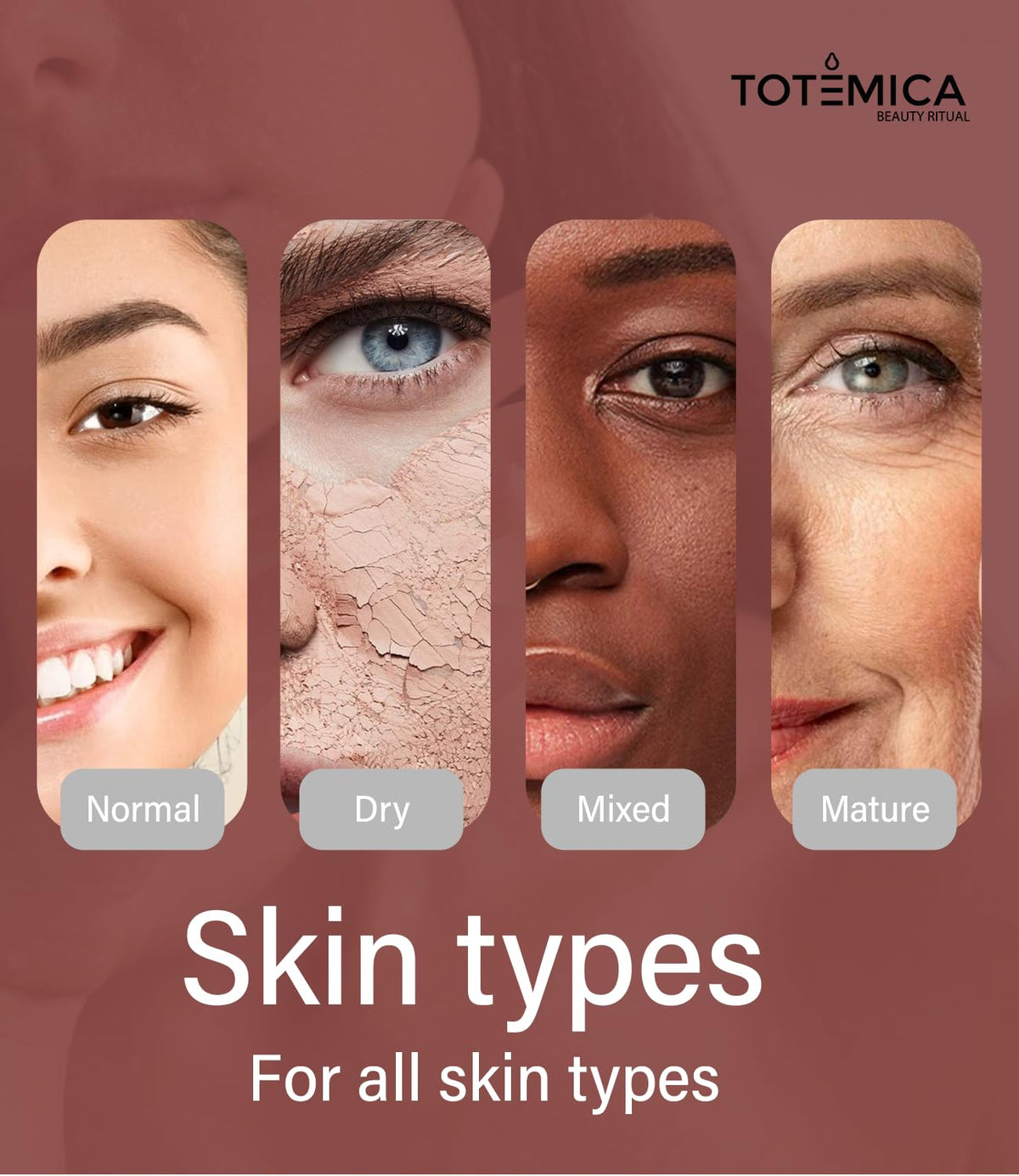 TOTEMICA massaged into arm to reveal softer, nourished skin benefit