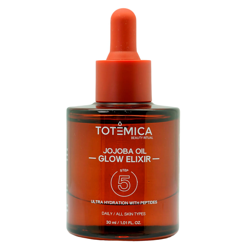 TOTEMICA front bottle showing clean label and radiant glow benefit