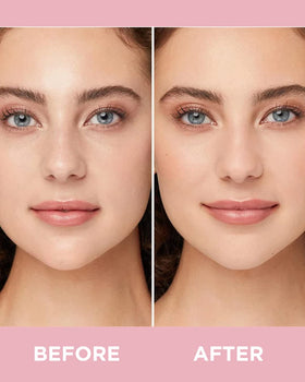 TOUCH IN SOL before and after pore blur effect for smoother appearance