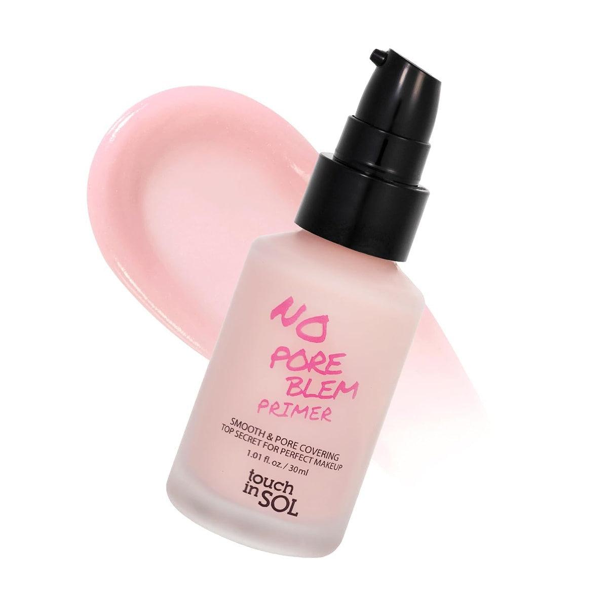 TOUCH IN SOL front packaging showing 30ml primer for smoother skin