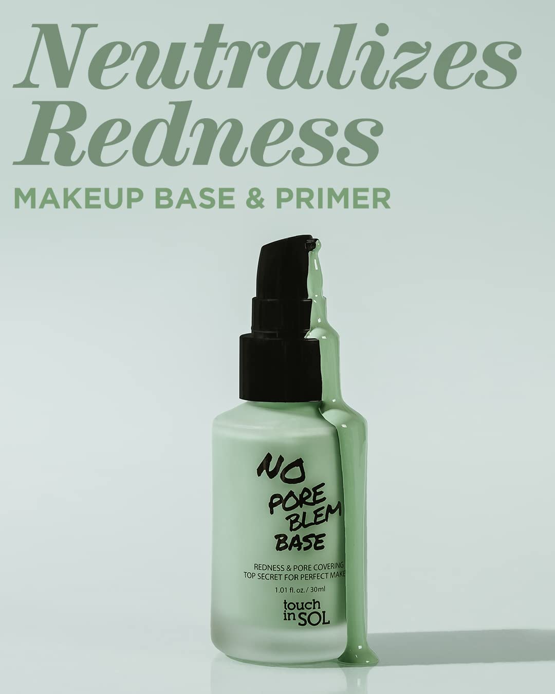 TOUCH IN SOL primer texture close-up highlighting smooth, blendable formula