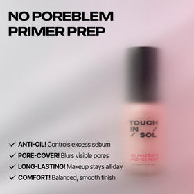 TOUCH IN SOL texture close-up showing lightweight matte finish and spreadability