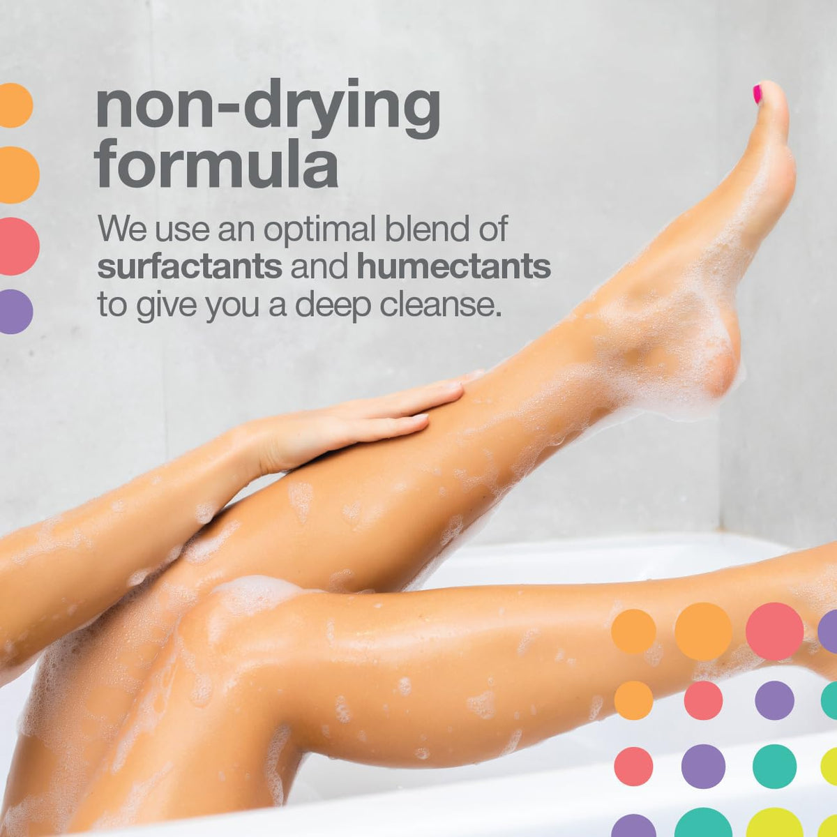 TOUCH label close-up showing active ingredients and formulation benefits for informed buyers