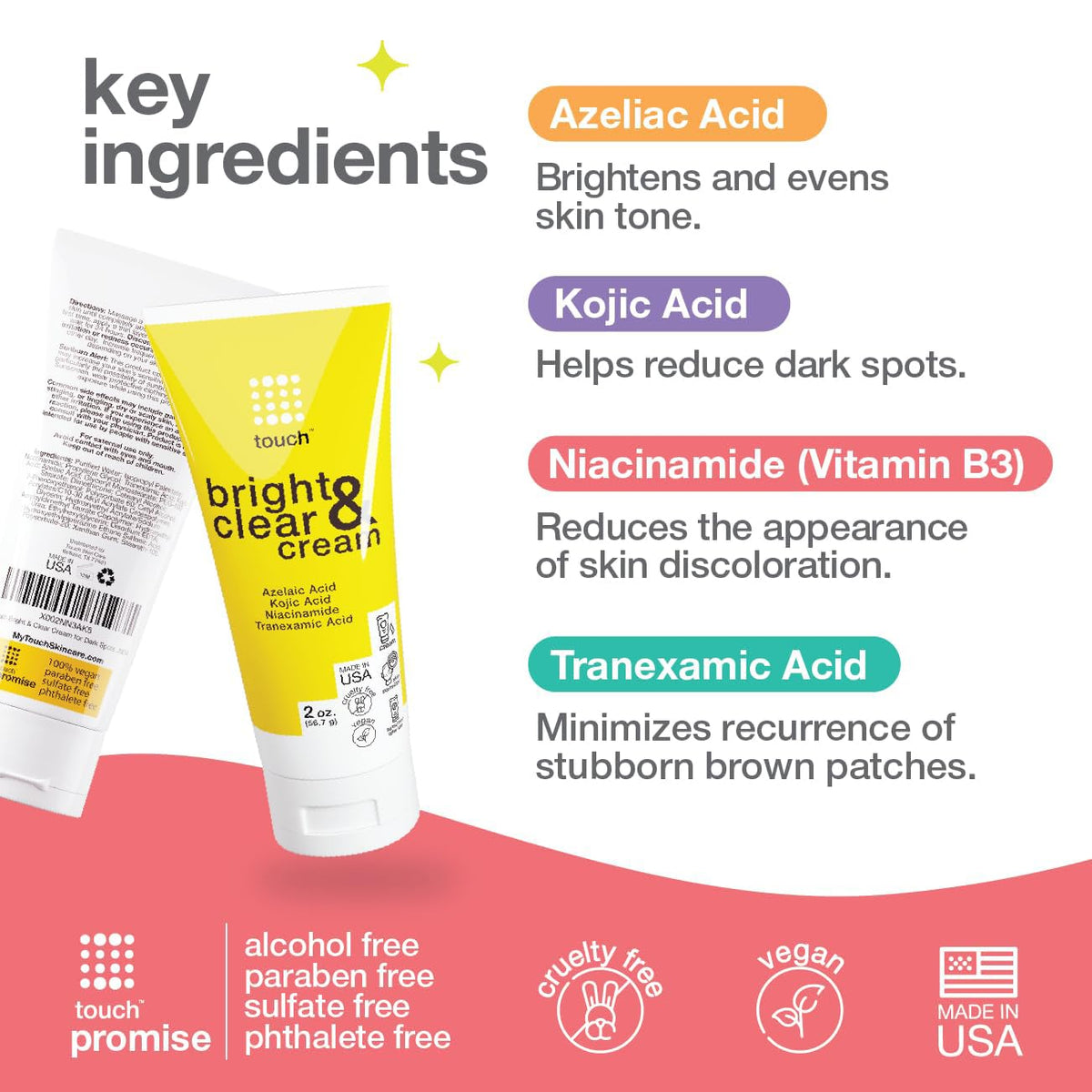 TOUCH applying cream from jar to fingertip to show easy daily use benefit