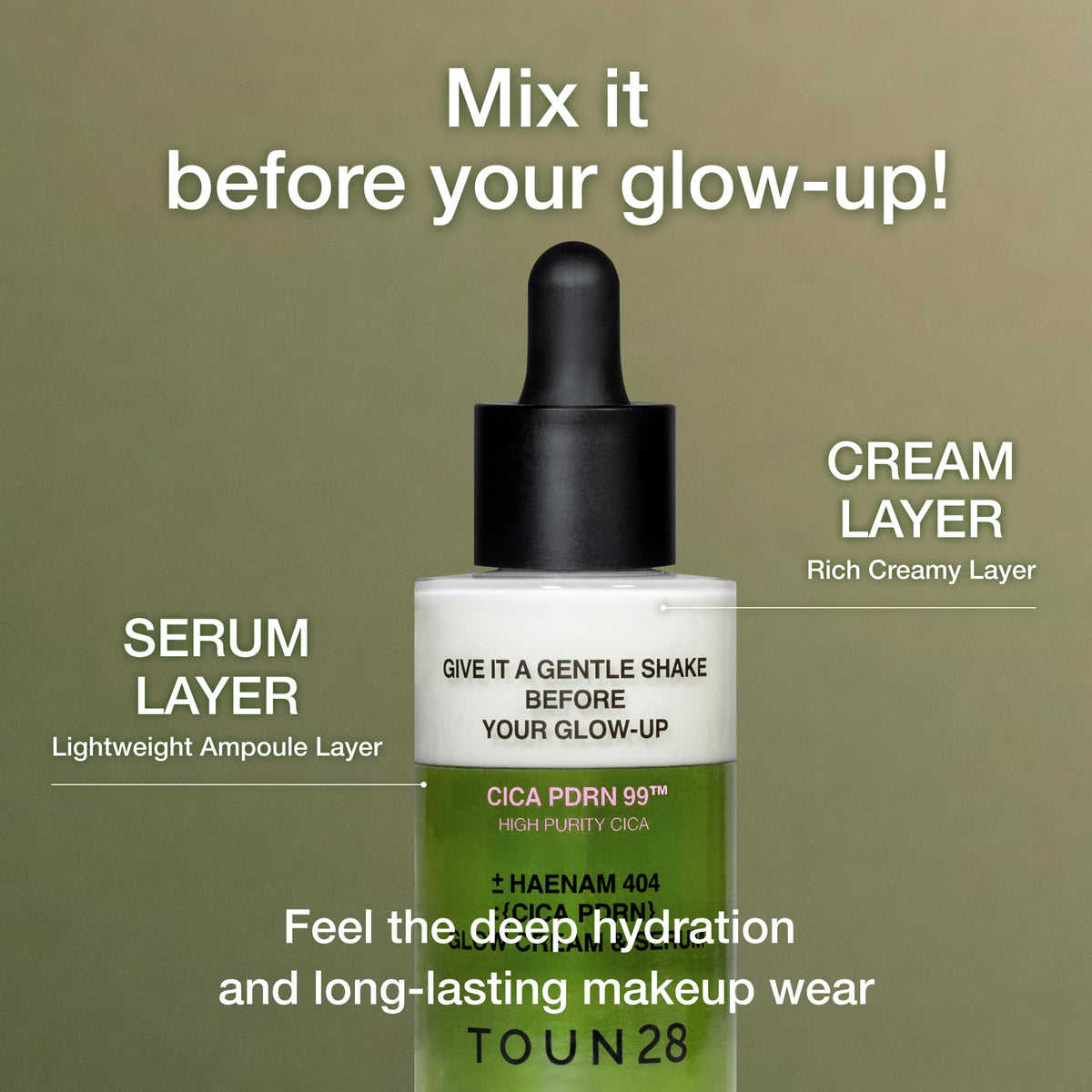 TOUN28 applied before foundation in a makeup-prep scene for smoother, longer-lasting makeup