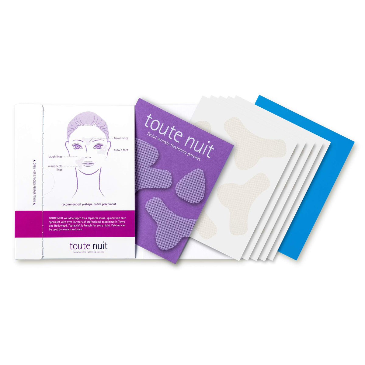 Toute Nuit patch around mouth showing discreet line protection