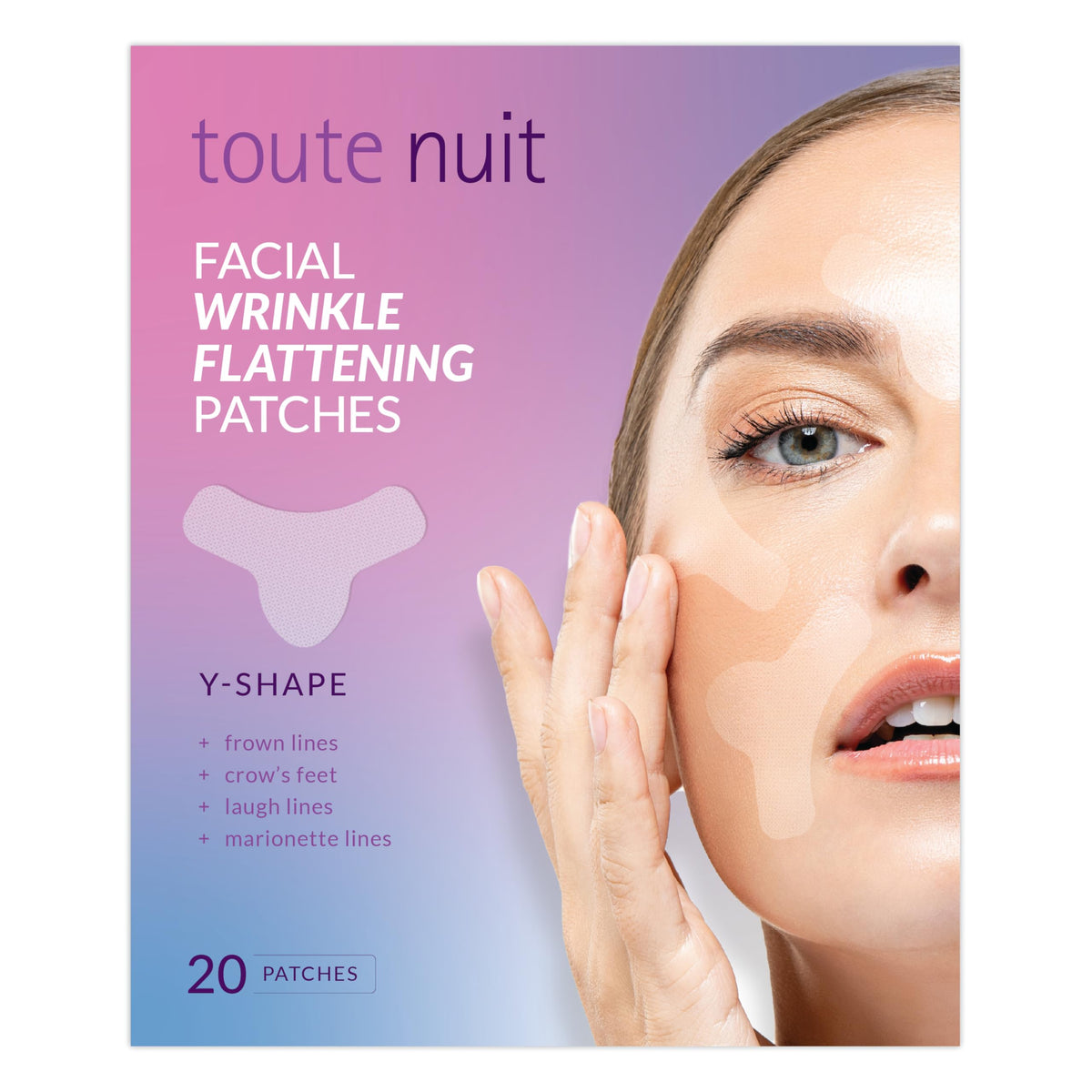 Toute Nuit packaging front view showing product and benefits