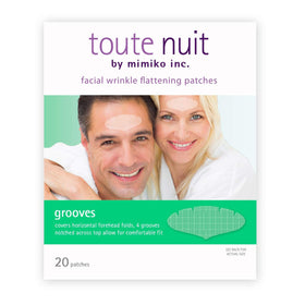 Toute Nuit close-up of a single groove patch showing smooth transparency benefit