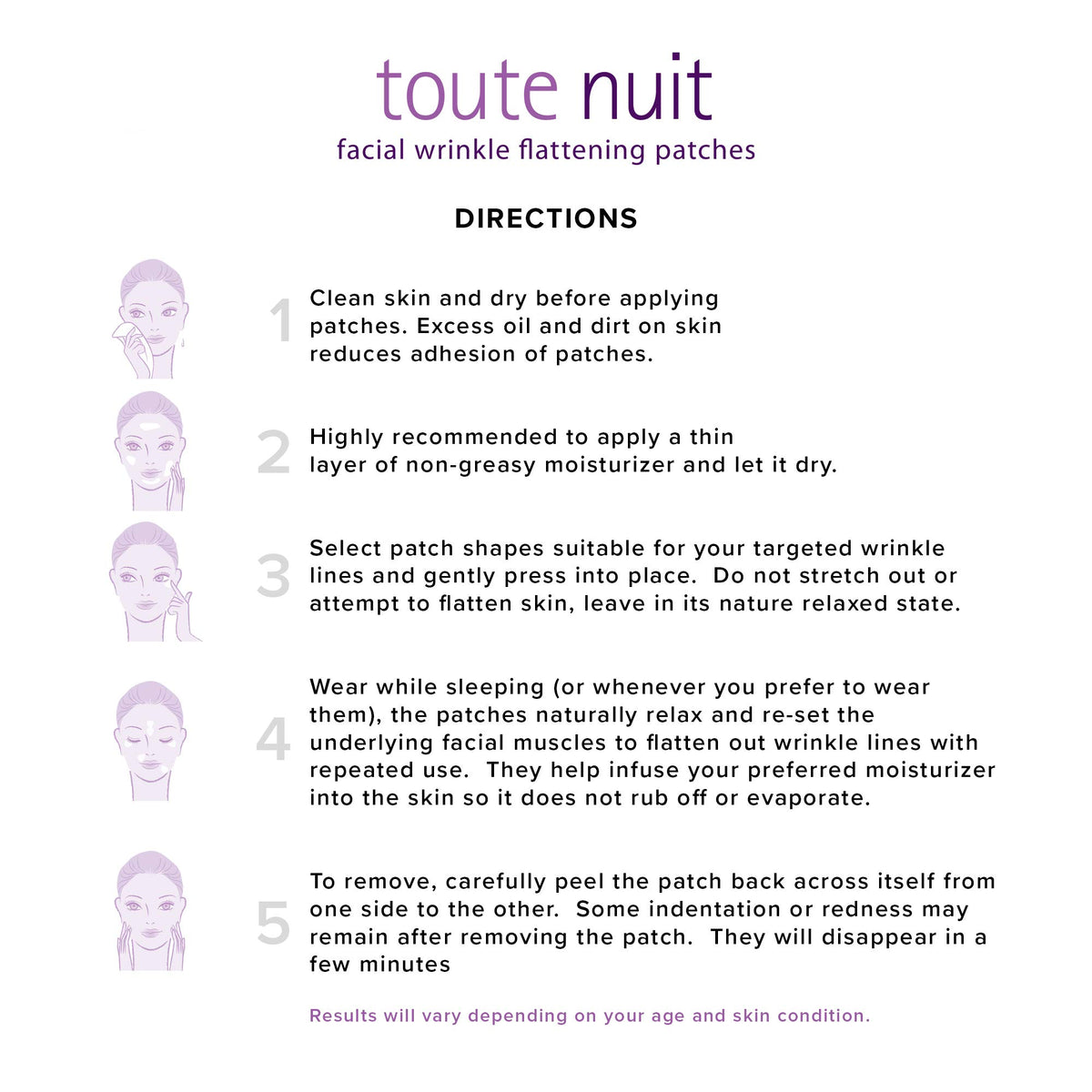 Toute Nuit transparent edge detail showing contour fit and discreet wear advantage