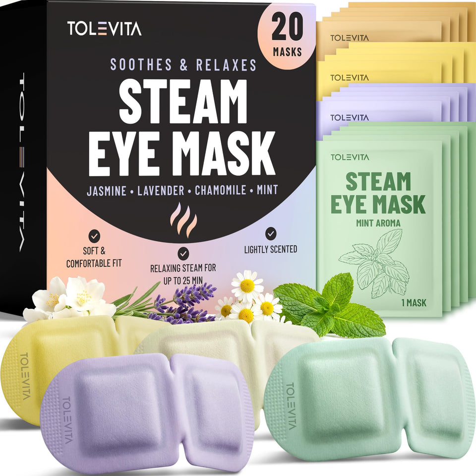 TOLEVITA front packaging showing 20-pack and aroma variety for convenience