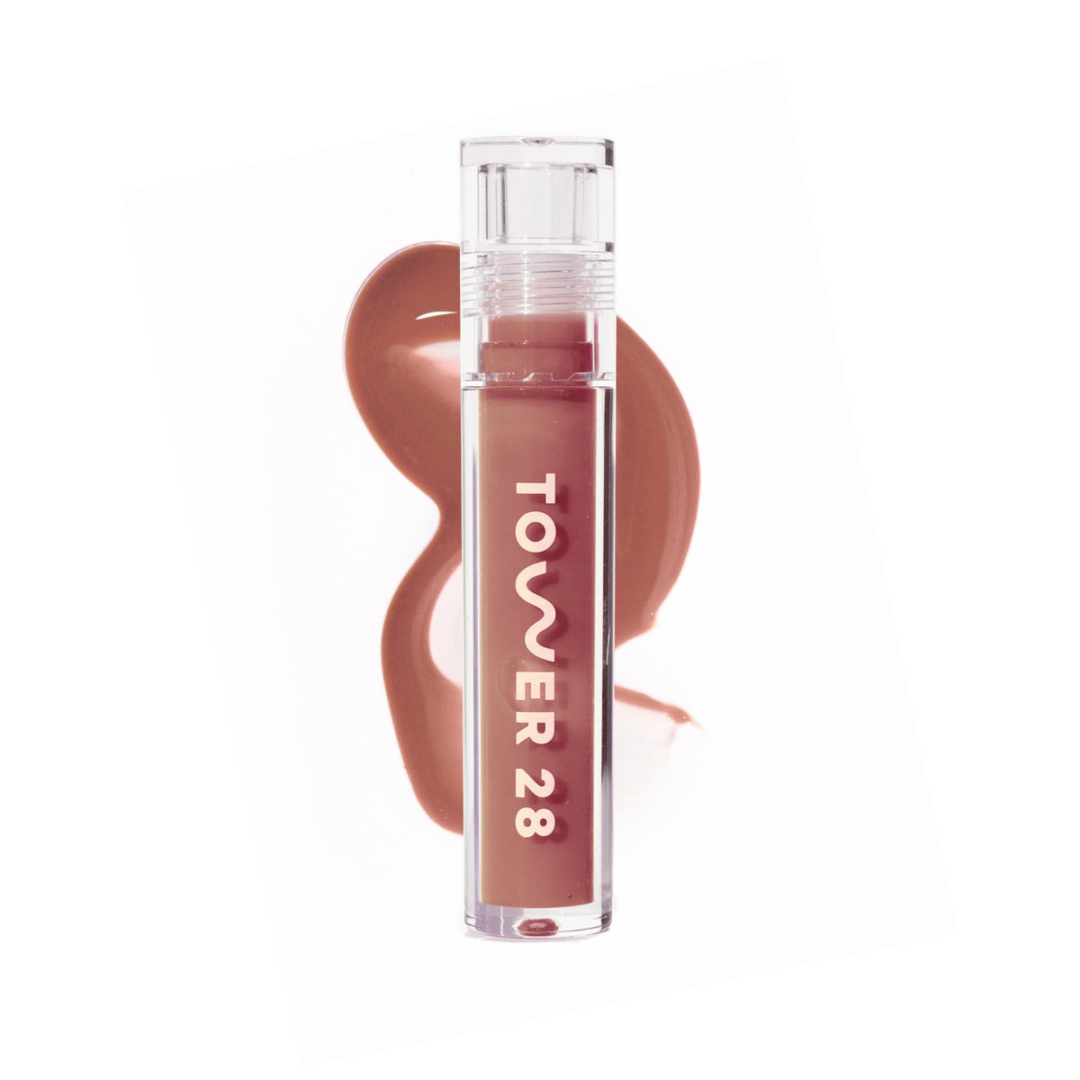 Tower 28 front packaging showing product and shade, highlights clean formula benefit