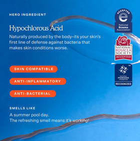 Tower 28 serum applied on hand demonstrating gentle spread and calming effect