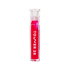 tower 28 front packaging showing XOXO shade and glossy finish benefit
