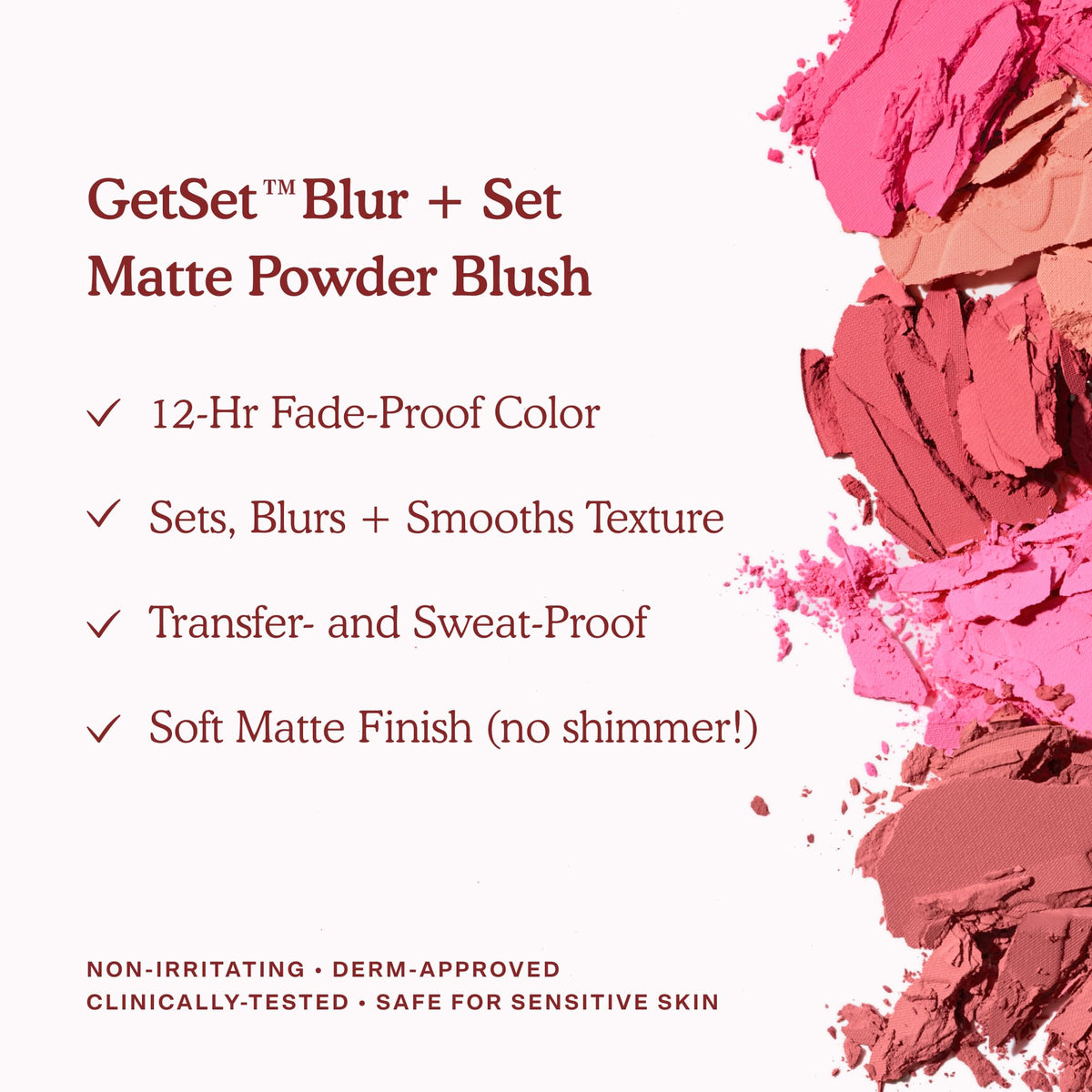 Tower 28 swatch of Long Beach Iced Tea on skin illustrating natural flush benefit
