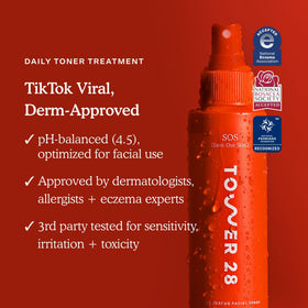 Tower 28 mist texture in air illustrating cooling hydration and soothing feel