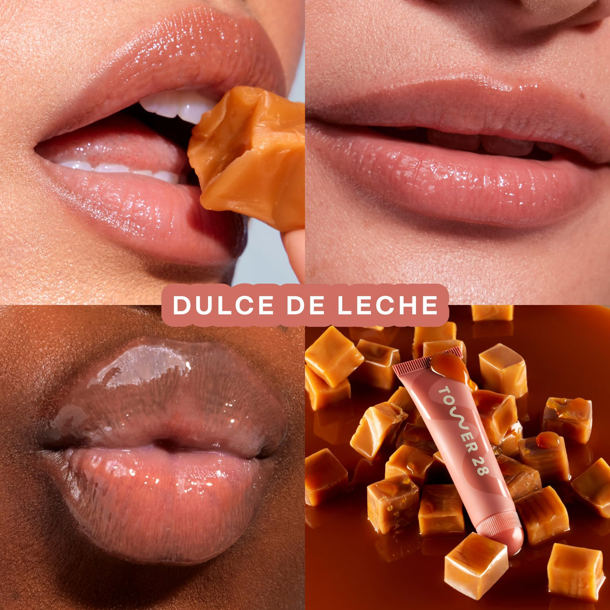 Tower 28 LipSoftie dome applicator close-up highlighting easy glide and precise application