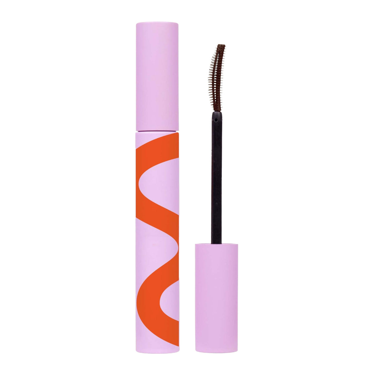 Tower 28 front tube showing brown mascara packaging and natural finish benefit