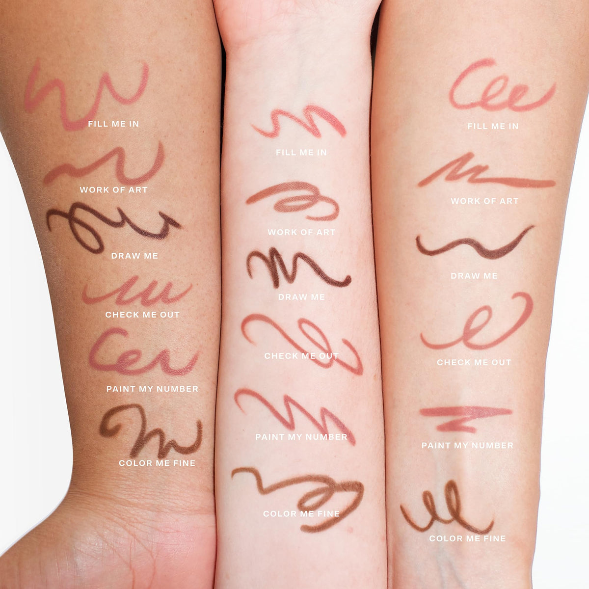 Tower 28 lip line application demonstrating precise definition
