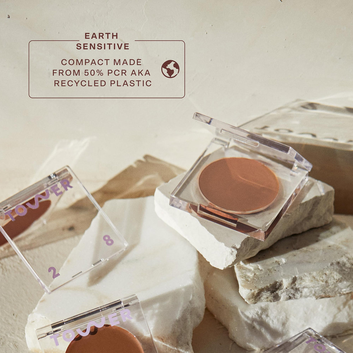 Tower 28 Sculptino angled balm view showing smooth surface and precise application benefit