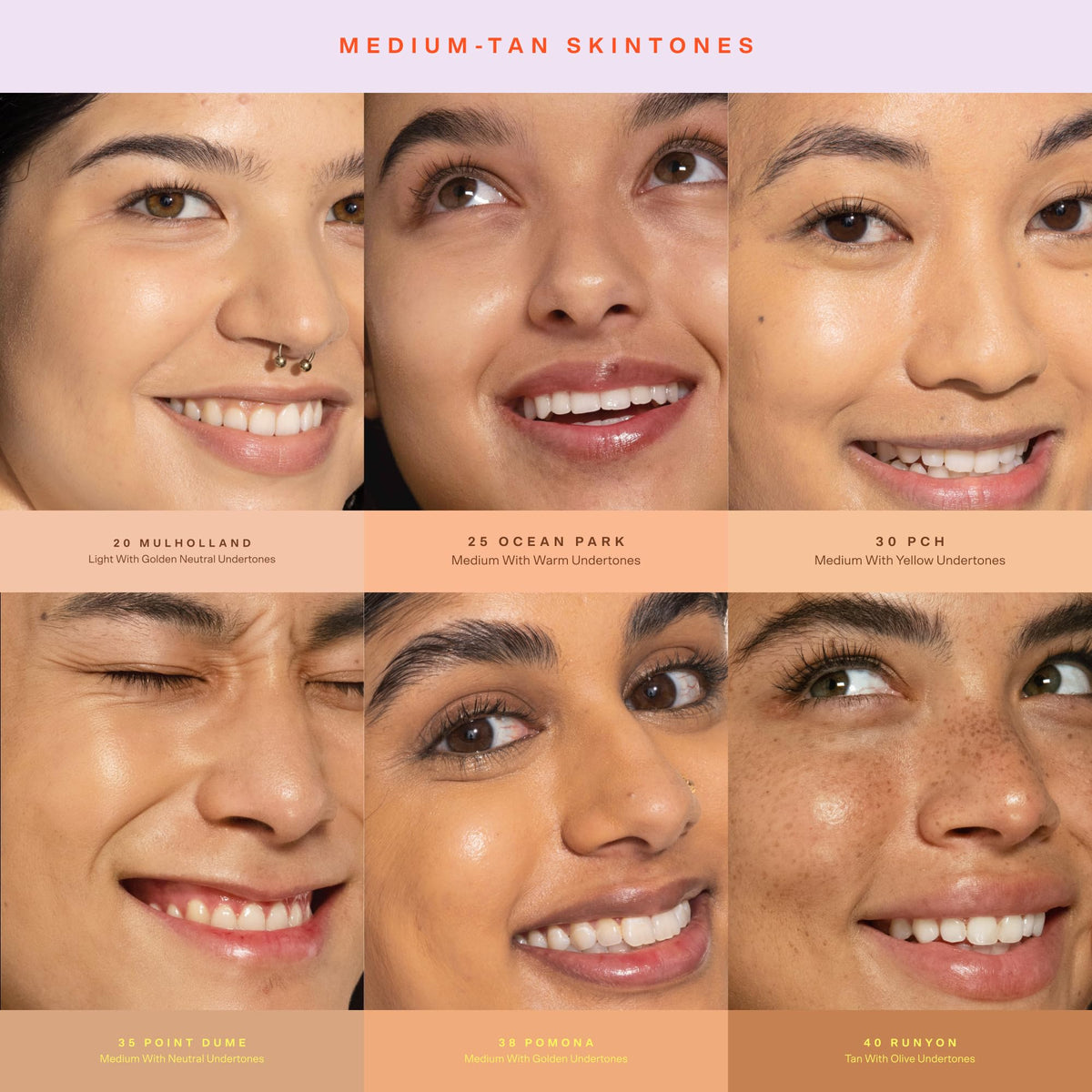 Tower 28 brush application showing buildable medium coverage for a perfected look
