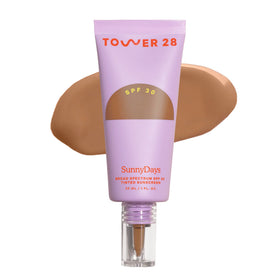 Tower 28 front packaging showing SPF 30 tinted moisturizer, protective and multiuse