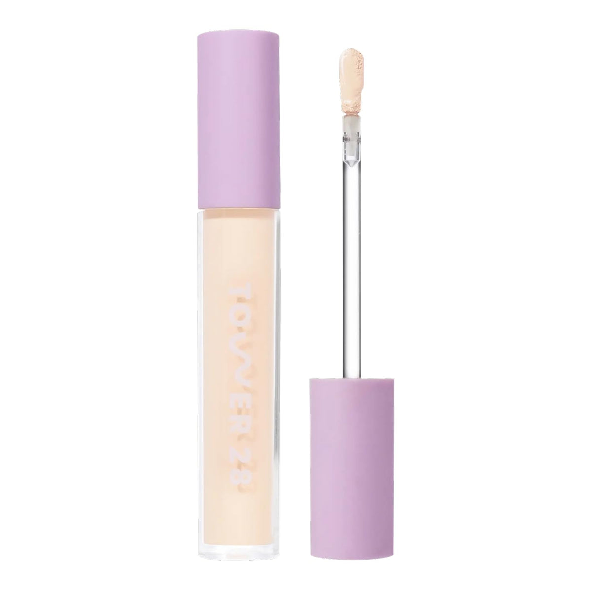 Tower 28 concealer front packaging showing product and shade for easy selection