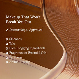 Tower 28 concealer set with light powder to show extended wear benefit
