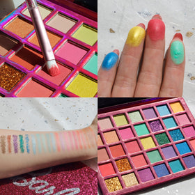 Townley Girl swatches on forearm demonstrating pigment payoff and layering options