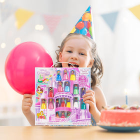 Townley Girl sleepover scene with painted nails promoting party-ready fun