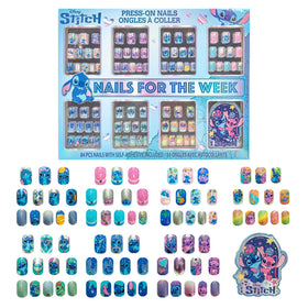 Townley Girl front packaging showing 84-piece Stitch nail kit and contents benefit play